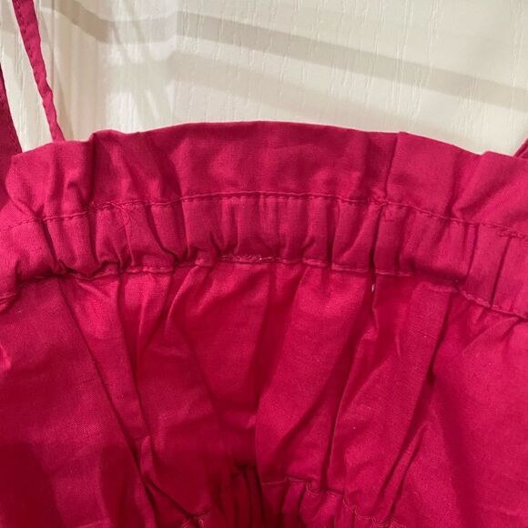 Free People Tube top size XS adjustable straps, side ties, ruched, cotton - Picture 6 of 7